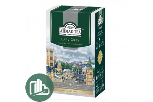 Ахмад чай эрл грей (серый) 100 гр 1/12