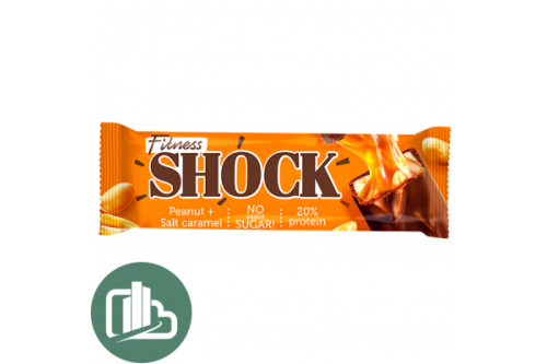 Бат глаз FitnesSHOCK соленая Кармель-Арахис 50г 1/12
