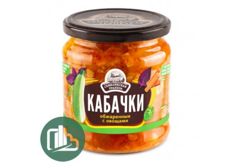 Семилукская Трапеза Кабачки обжаренные с овощами 460г 1/8