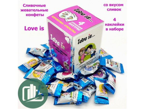 Жев/кон LOVE-IS 85г 1/24 Сливок