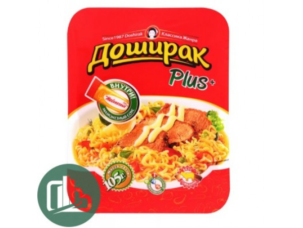 Доширак Лапша  PLUS Говядина 105гр/24шт(72)