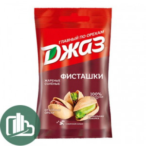 Фисташки Джаз 40 гр *ВНИМАНИЕ ФАСОВКА !!!*  1/16