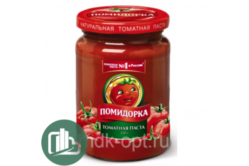 Томатная паста "Помидорка" 270гр ст/б 1/10