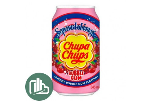 Напиток Chupa Chups Бабл гам вишня  345мл 1/24
