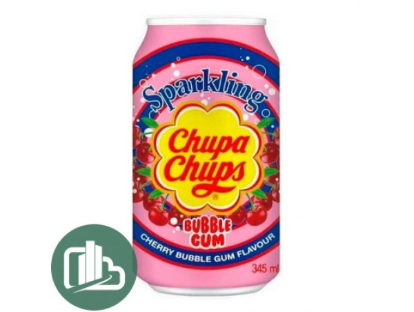 Напиток Chupa Chups Бабл гам вишня  345мл 1/24