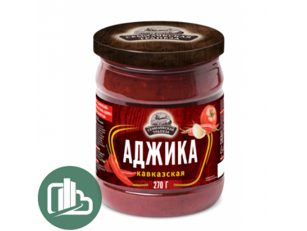 Семилукская Трапеза Аджика кавказская 270г 1/10