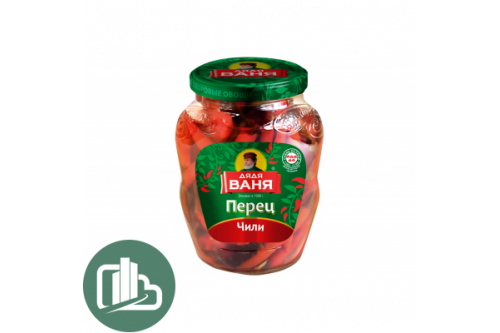 Дядя Ваня Перец Чили маринованный 340гр 1/12