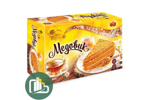 Торт Медовик 380 гр. 1/6 (Черем)
