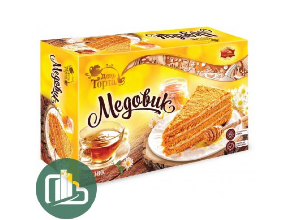 Торт Медовик 380 гр. 1/6 (Черем)