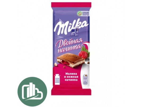 Милка   80гр Малиновая начинка 1/20