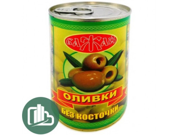 Оливки без косточек 300гр 1/12 Бажай