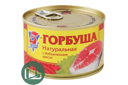 5 Морей Горбуша НДМ 250гр 1/24 (с ключом)