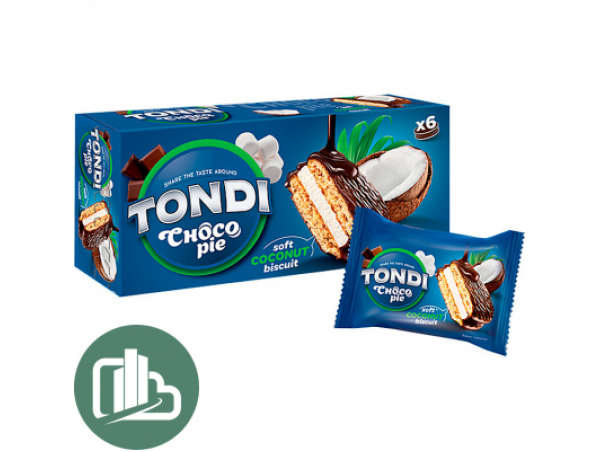 Яшкино Тонди чоко пай 180г 1/16 Кокос
