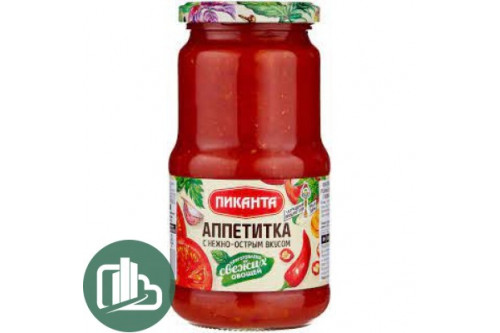 Пиканта Аппетитка с нежно острым 360г 1/6