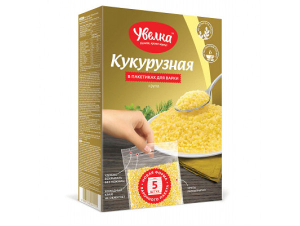 Увелка  Крупа Кукурузная  400гр 5*80гр 1/6