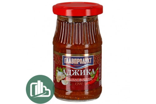ГЛАВПРОДУКТ  Аджика кавказская  170гр ст/б 1/15