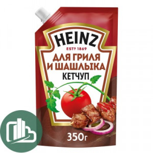 Кетчуп "Хайнц" для гриля и шашлыка 320гр 1/16