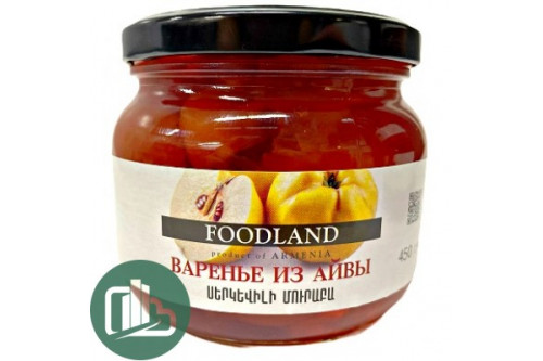 FOODLAND Варенье Айва 450гр 1/6 FOODLAND Варенье Айва 450гр 1/6