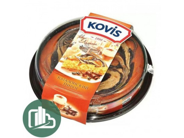 Пирог бисквитный "Ковис" Карамель 400г 1/6