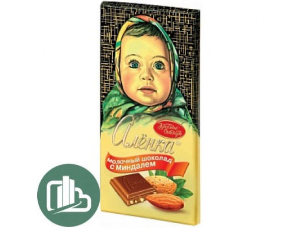 Аленка 90гр с миндалем 1/14 Аленка 90гр с миндалем 1/14
