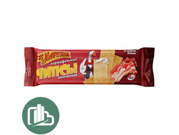 Чипсы от Мартин 100г 1/30 Бекон
