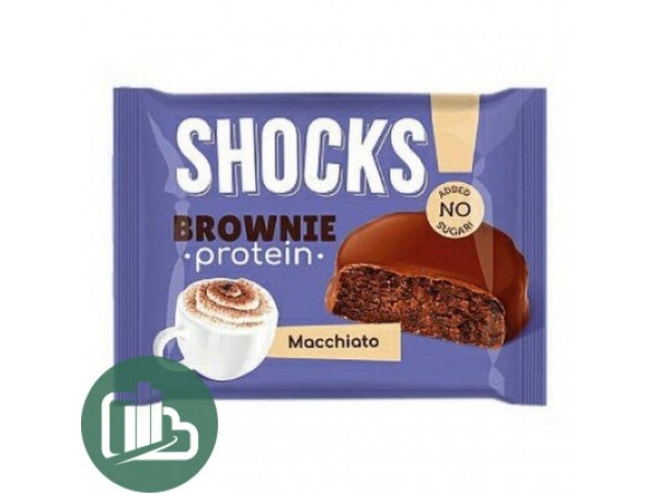 Брауни SHOCKS Брауни кофе с молоком 50г 1/9 Брауни SHOCKS Брауни кофе с молоком 50г 1/9