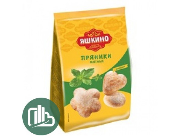 Яшкино Пряники 350гр мятные  1/8