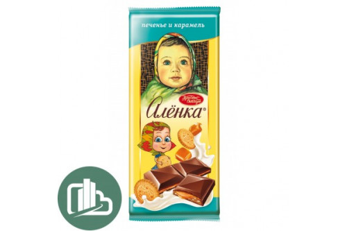 Аленка 87г 1/10 Печенье и карамель
