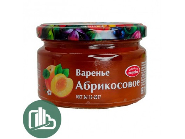 Валд погр 290г 1/6 Варенье абрикосовое