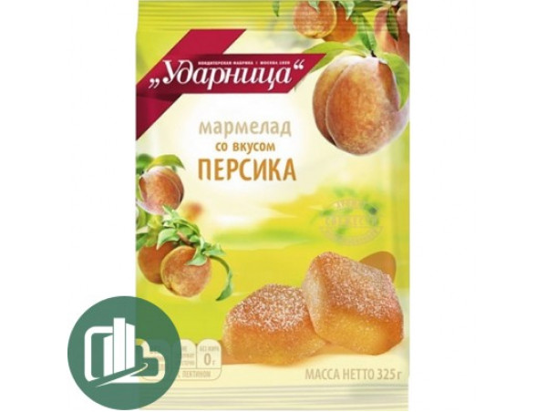 Мармелад Ударница 325гр Персик 1/12