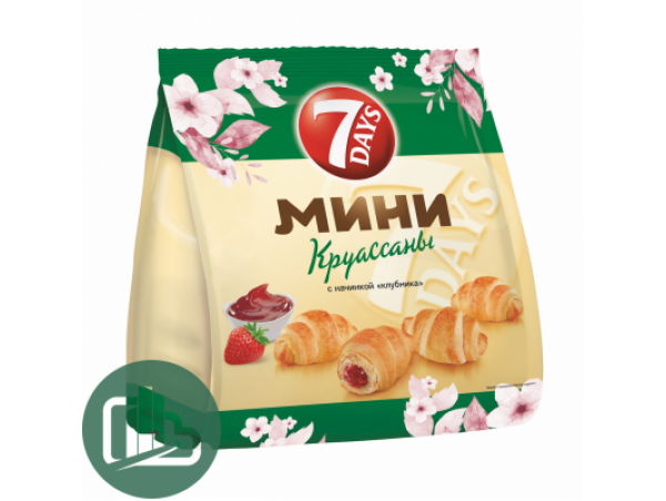 Круассан 265г 1/10 Клубника