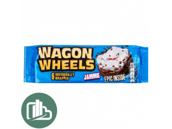 Печенье Бисквитное Wagon Wheels Джейми  270г 1/24