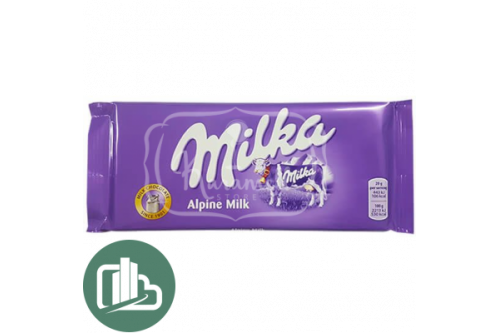 Милка alpine milk 85гр 1/25