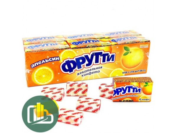 Жев/кон Фрутти 36г 1/18 (24) Апельсин