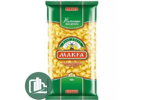 Макфа Ракушки 400гр 1/20