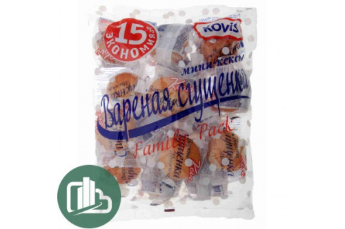 Кекс Мини-Маффины с кремом вареная сгущенка 470гр 1/6