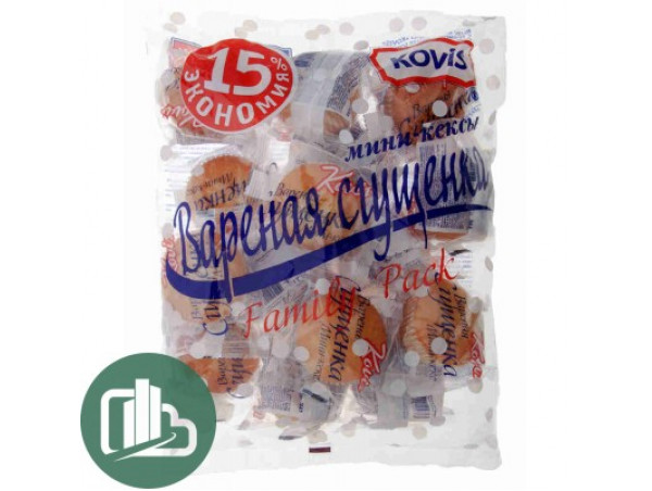 Кекс Мини-Маффины с кремом вареная сгущенка 470гр 1/6