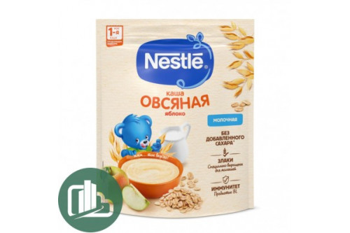 Нестле 200г 1/9 Каша мол Овсяная Яблоко