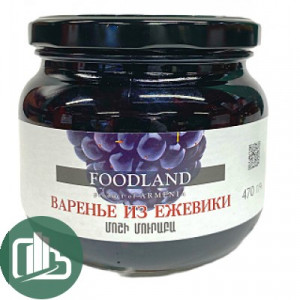 FOODLAND Варенье Ежевика 470гр 1/6