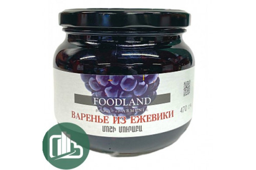 FOODLAND Варенье Ежевика 470гр 1/6 FOODLAND Варенье Ежевика 470гр 1/6