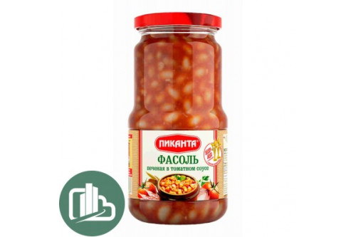 Пиканта Фасоль печеная в т/с 530гр 1/6