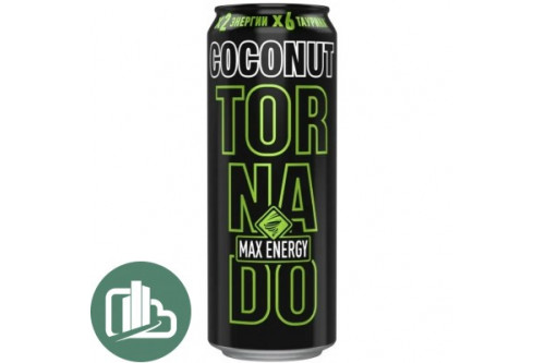 Торнадо энерг нап 0,45л 1/12 ж/б Coconut