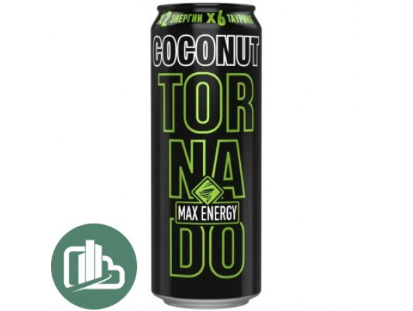 Торнадо энерг нап 0,45л 1/12 ж/б Coconut