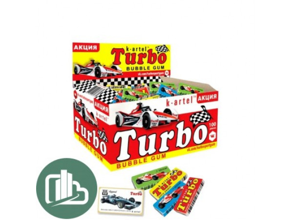 Жевательная резинка Turbosport 1/100