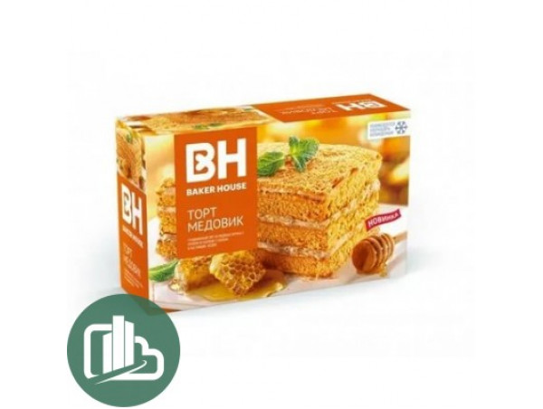 Торт.Медовик BH 350гр 1/8