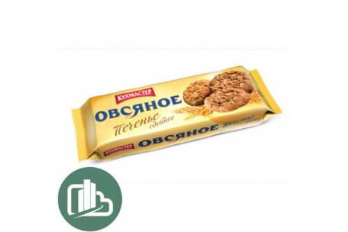 Печенье Кухмастер Овсяное 270гр 1/15 Печенье Кухмастер Овсяное 270гр 1/15