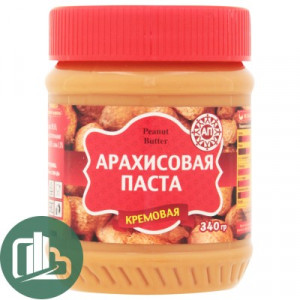 Арахисовая паста (Азбука Продуктов) кремовая 340гр 1/12 Арахисовая паста (Азбука Продуктов) кремовая 340гр 1/12