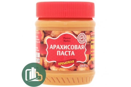 Арахисовая паста (Азбука Продуктов) кремовая 340гр 1/12