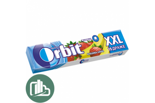 Орбит ХХL клубника-банан 1/20 (20бл) Орбит ХХL клубника-банан 1/20 (20бл)