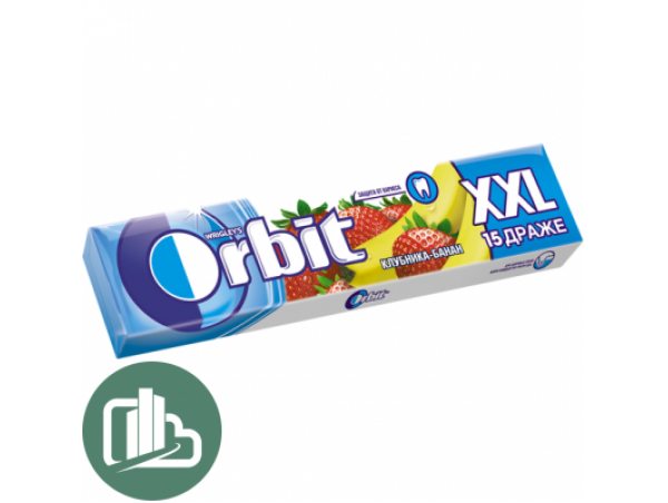 Орбит ХХL клубника-банан  1/20 (20бл)